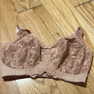 Panache Rocha non-wired full coverage lace side support bra  misty rose 32I